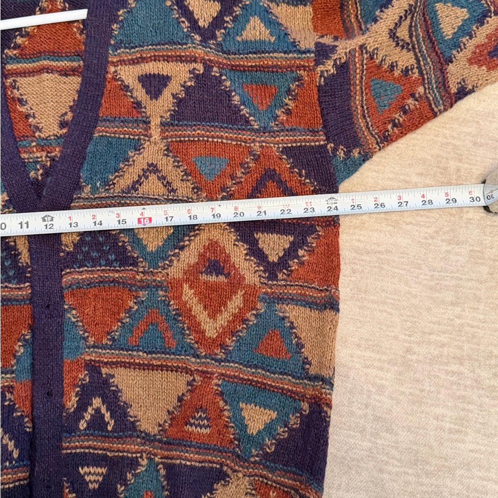 VTG Peruvian Connection Multicolor Geometric Card… - image 9